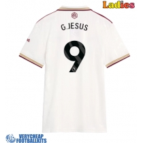Arsenal Gabriel Jesus #9 Replica Third Shirt Ladies 2025-26 Short Sleeve